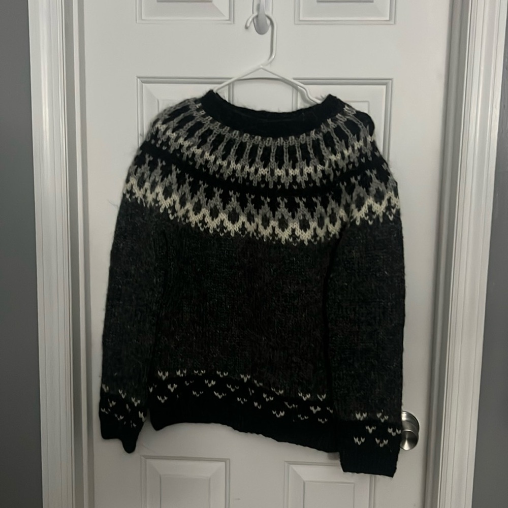 Icelandic Wool Sweater, Size S